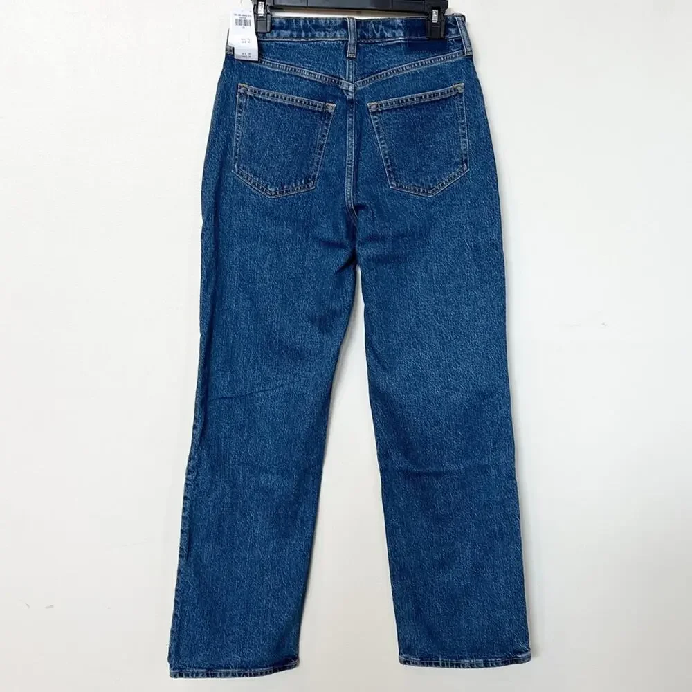 New ABERCROMBIE Curve Love High Rise 90s Relaxed Jean Dark SIZE 28 Regular - Picture 4 of 9